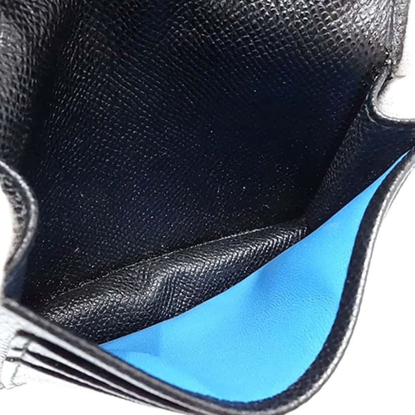 Bvlgari Grained Calfskin Bvlgari Bvlgari Man Business Card Holder Black Leather Very good condition - Model View