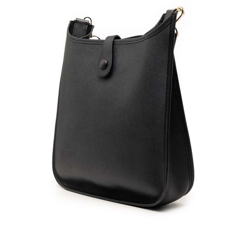Hermès Epsom Evelyne I PM Black Leather Very good condition - Back View