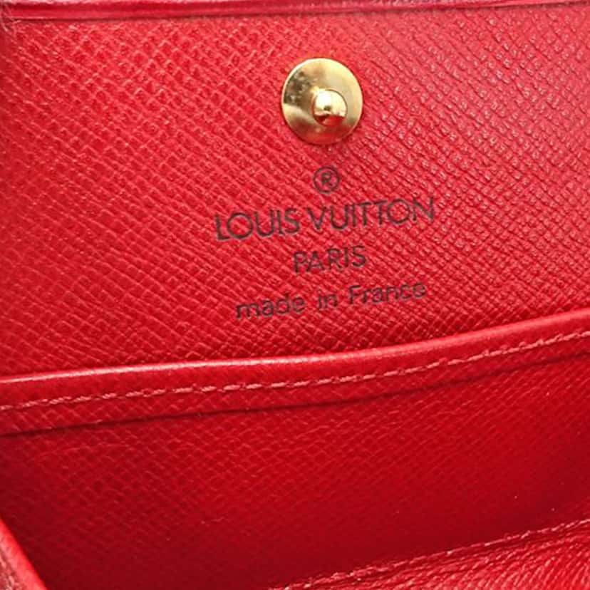Louis Vuitton Epi Porte Monnaie Boite Coin Case Red Leather Very good condition - Box View