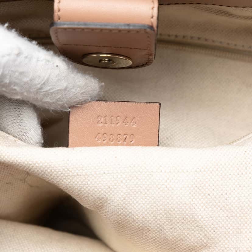 Gucci Medium Diamante Canvas Sukey Tote Beige Very good condition - Box View