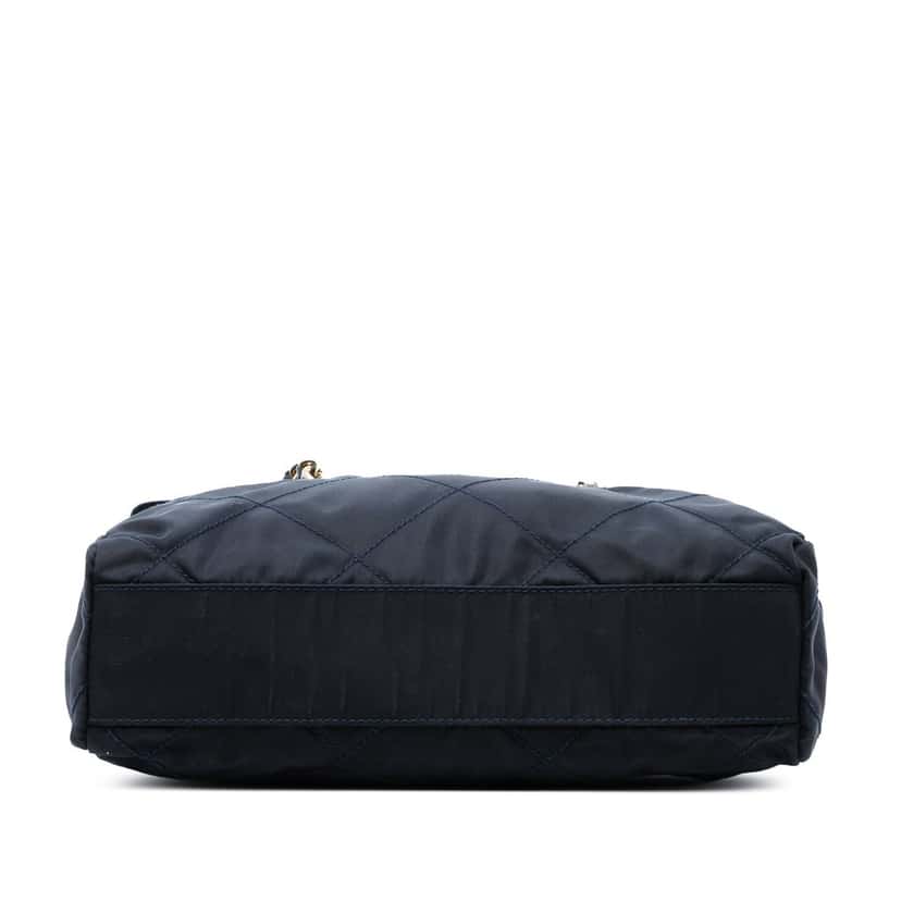 Prada Impuntu Tessuto Chain Shoulder Bag Blue Good condition - Inside View