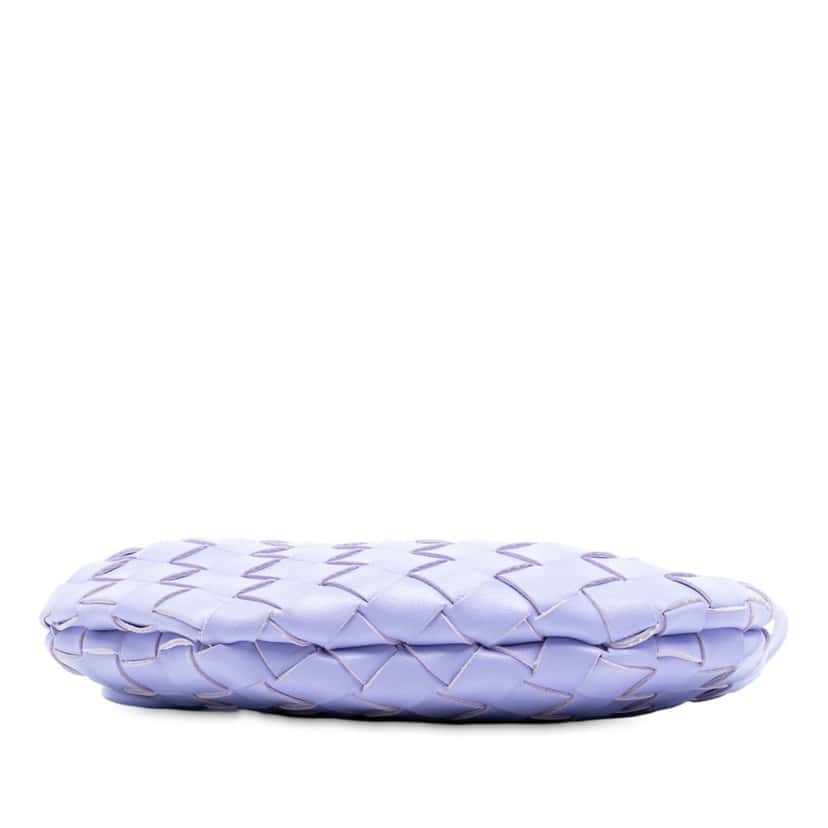 Bottega Veneta Baby Lambskin Intrecciato Sardine Purple Leather Very good condition - Inside View