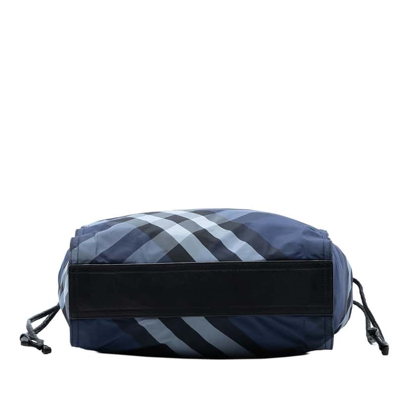 Burberry Supernova Check Nylon Buckleigh Tote Blue Very good condition - Inside View