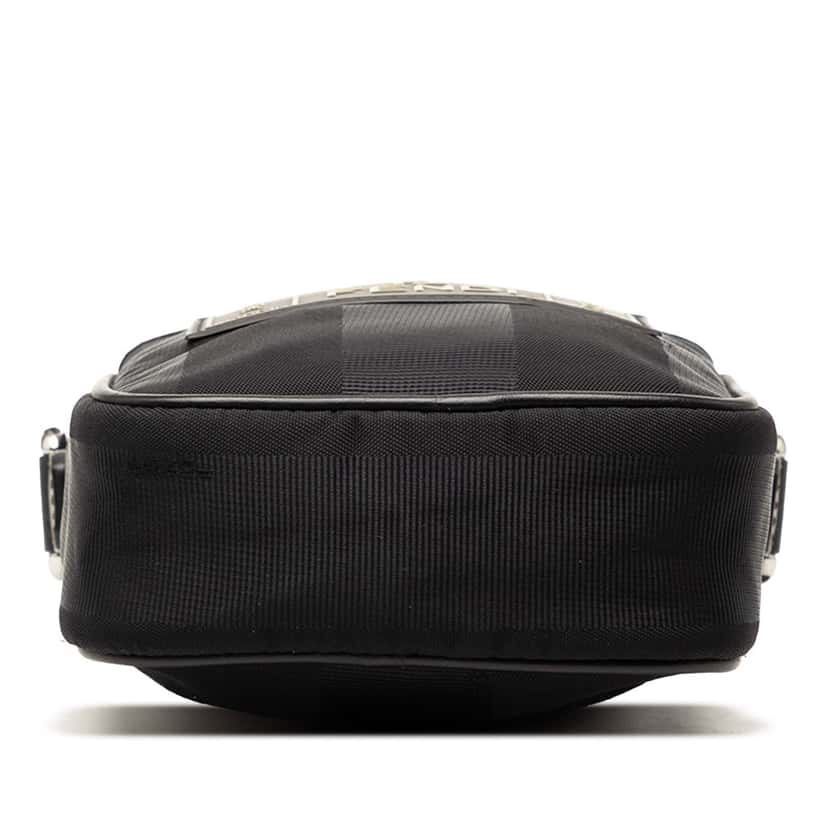 Fendi Small Pequin Nylon Roma Amor Messenger Bag Black Very good condition - Inside View