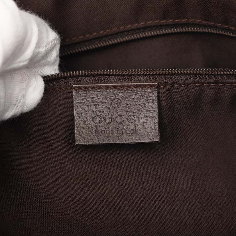 Gucci GG Canvas Eclipse Shoulder Bag Beige Good condition - Box View