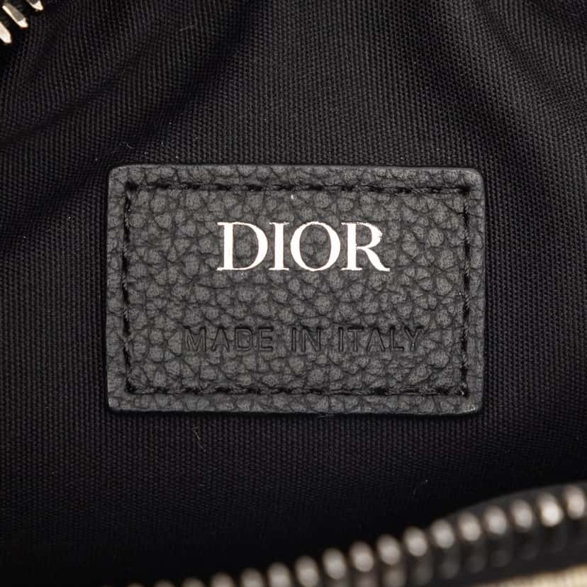Dior Oblique Canvas Saddle Triple Pouch Blue Very good condition - Box View