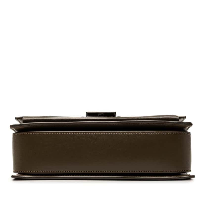 Saint Laurent Medium Calfskin Bellechasse Satchel Brown Leather Very good condition - Inside View