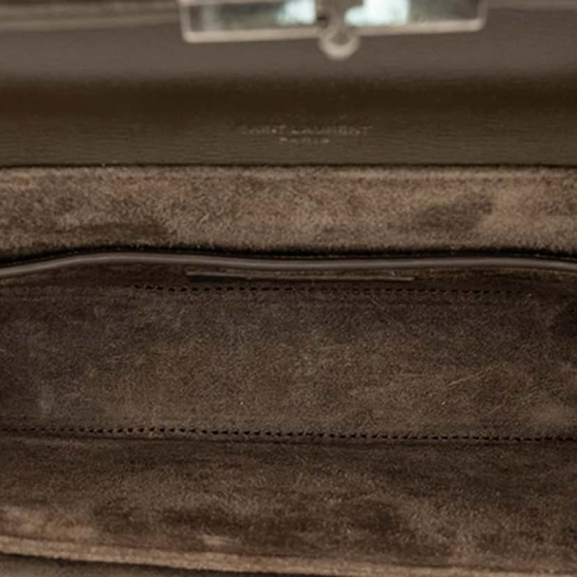 Saint Laurent Medium Calfskin Bellechasse Satchel Brown Leather Very good condition - Model View