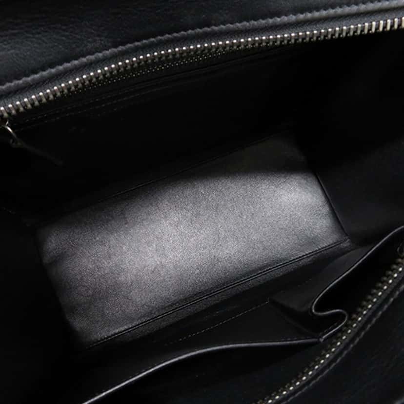 Celine Micro Tricolor Leather Luggage Tote Orange Leather Very good condition - Model View