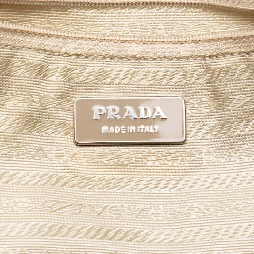 Prada Tessuto Tote Brown Very good condition - Box View