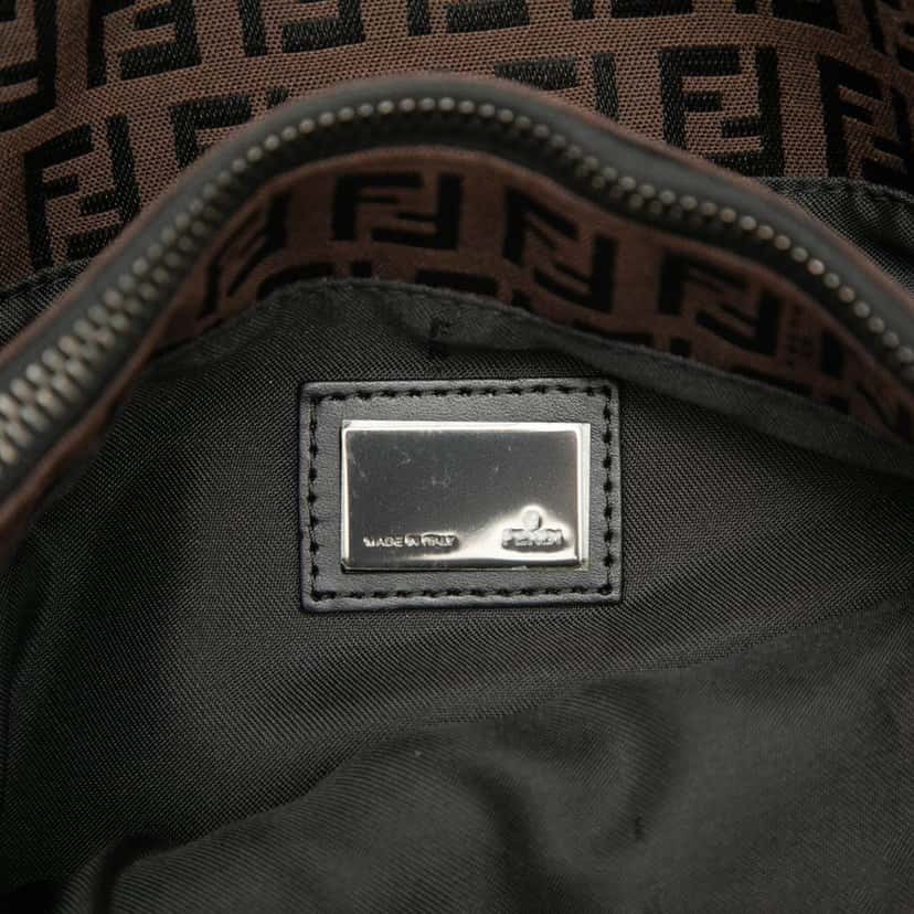 Fendi Zucchino Canvas Tote Brown Very good condition - Box View