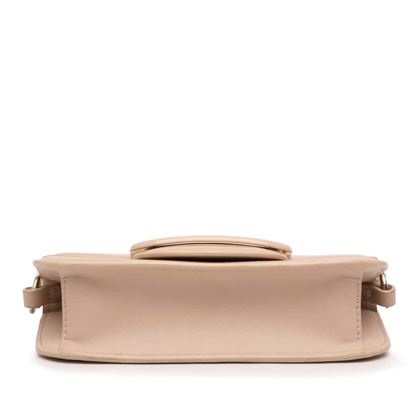 Valentino Small Calfskin VLogo Loco Satchel Brown Leather Very good condition - Inside View