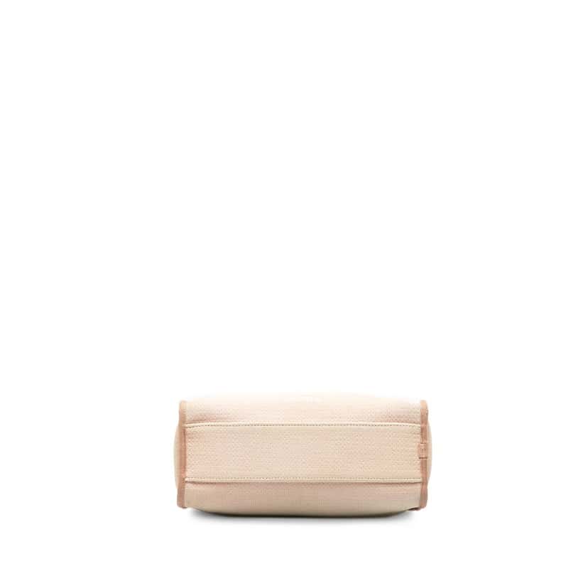 Chanel Small Canvas Deauville Bowling Bag Pink Very good condition - Model View