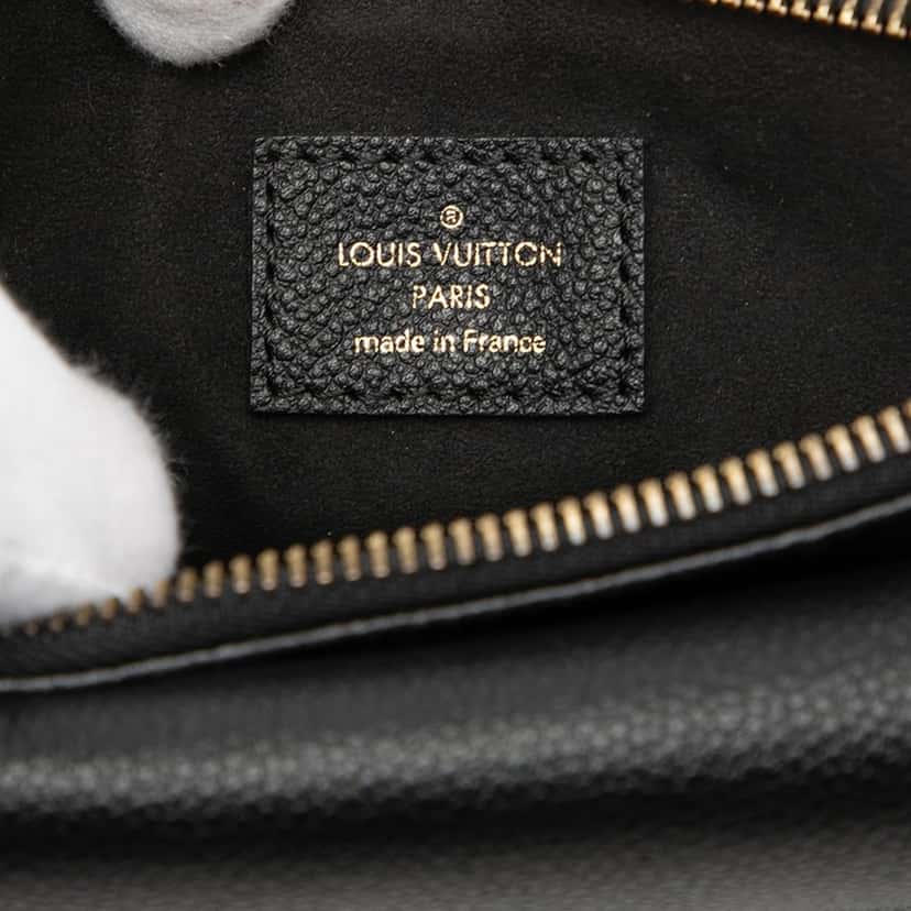 Louis Vuitton Monogram Empreinte Twice Black Leather Very good condition - Box View