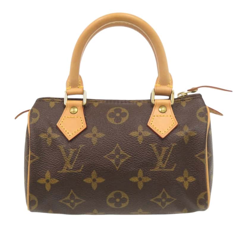 Louis Vuitton Monogram Mini Speedy HL Brown Very good condition - Front View