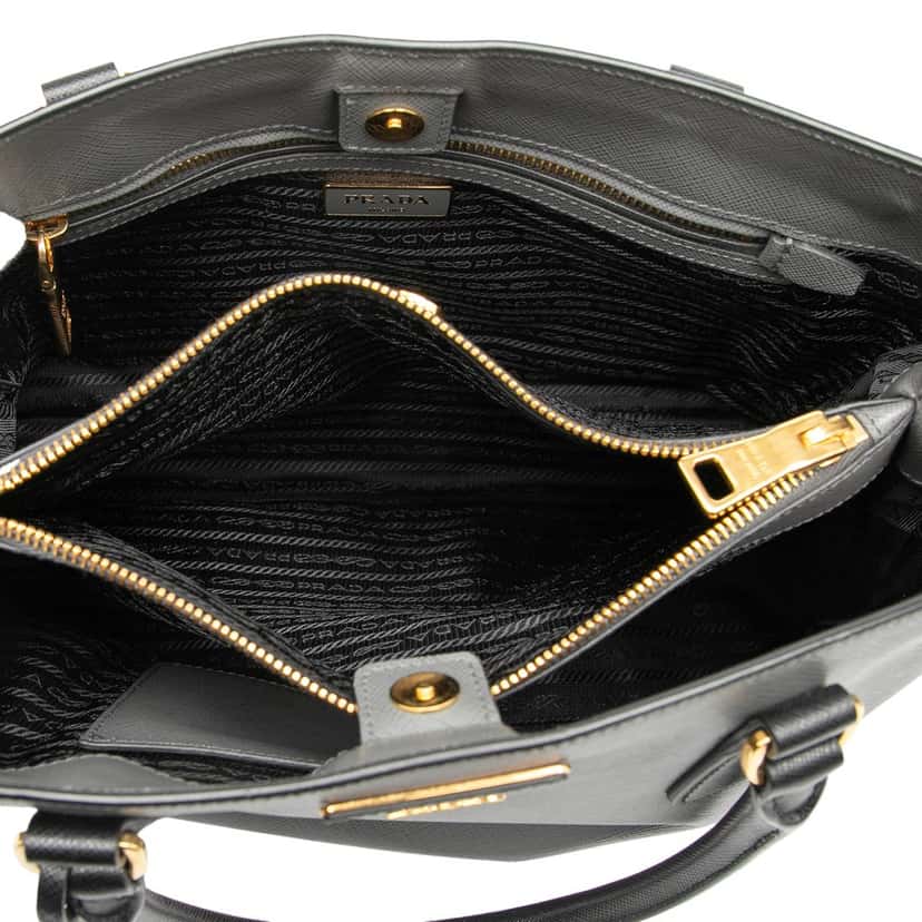 Prada Medium Bicolor Saffiano Lux Galleria Satchel Other Leather Very good condition - Model View