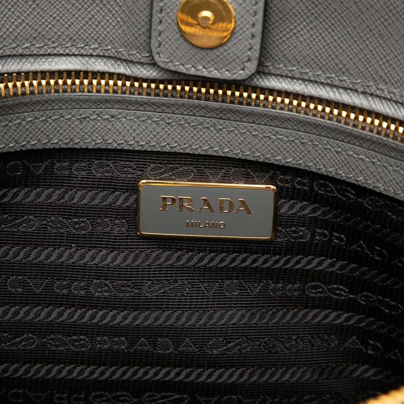 Prada Medium Bicolor Saffiano Lux Galleria Satchel Other Leather Very good condition - Box View