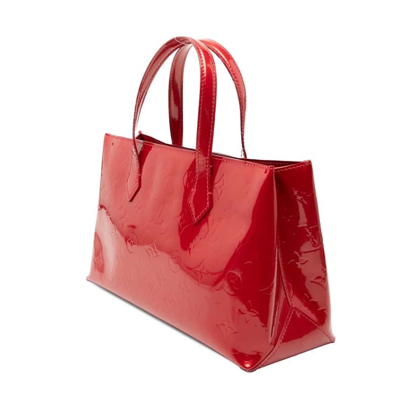 Louis Vuitton Monogram Vernis Wilshire PM Red Leather Very good condition - Back View