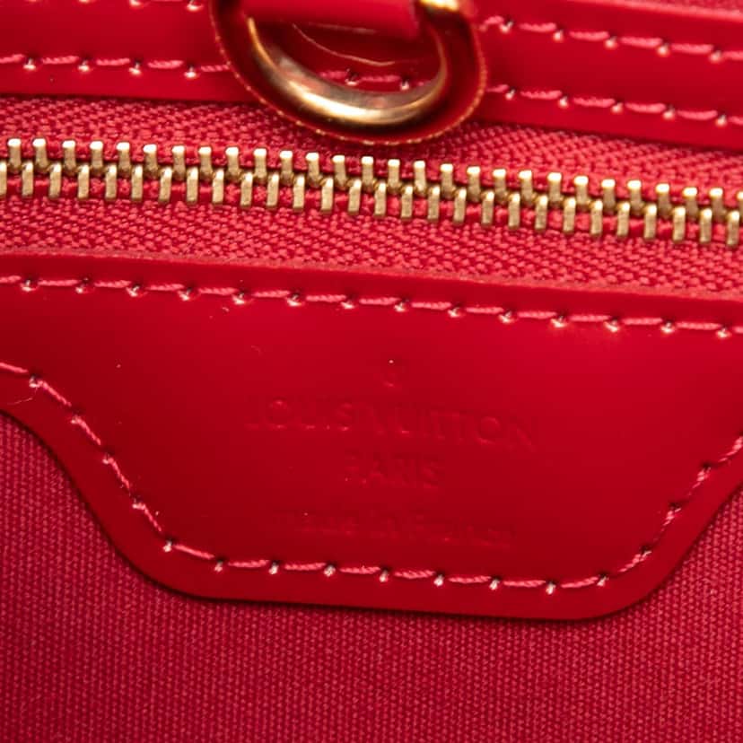 Louis Vuitton Monogram Vernis Wilshire PM Red Leather Very good condition - Box View