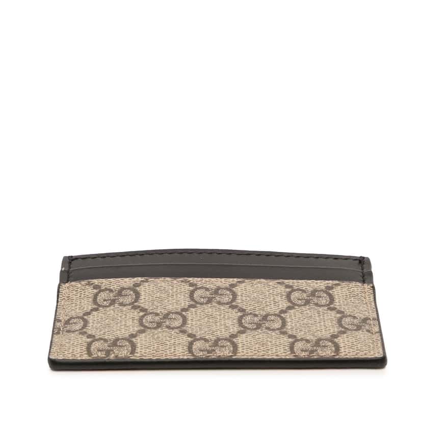 Gucci GG Supreme Card Holder Beige Never worn - Inside View