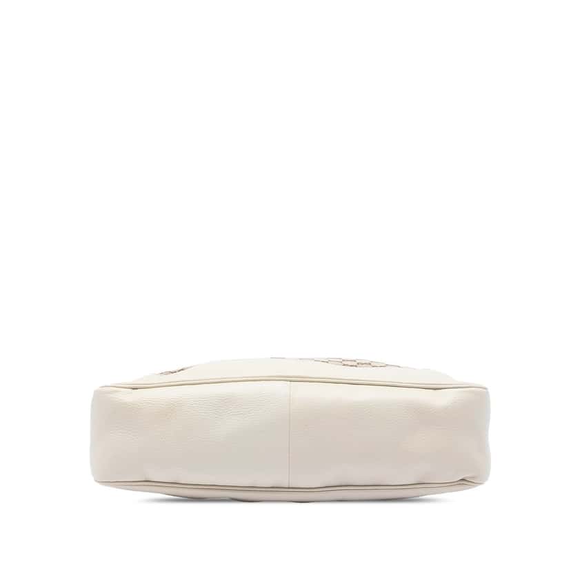Gucci GG Canvas Bamboo Diana Satchel Beige Very good condition - Inside View