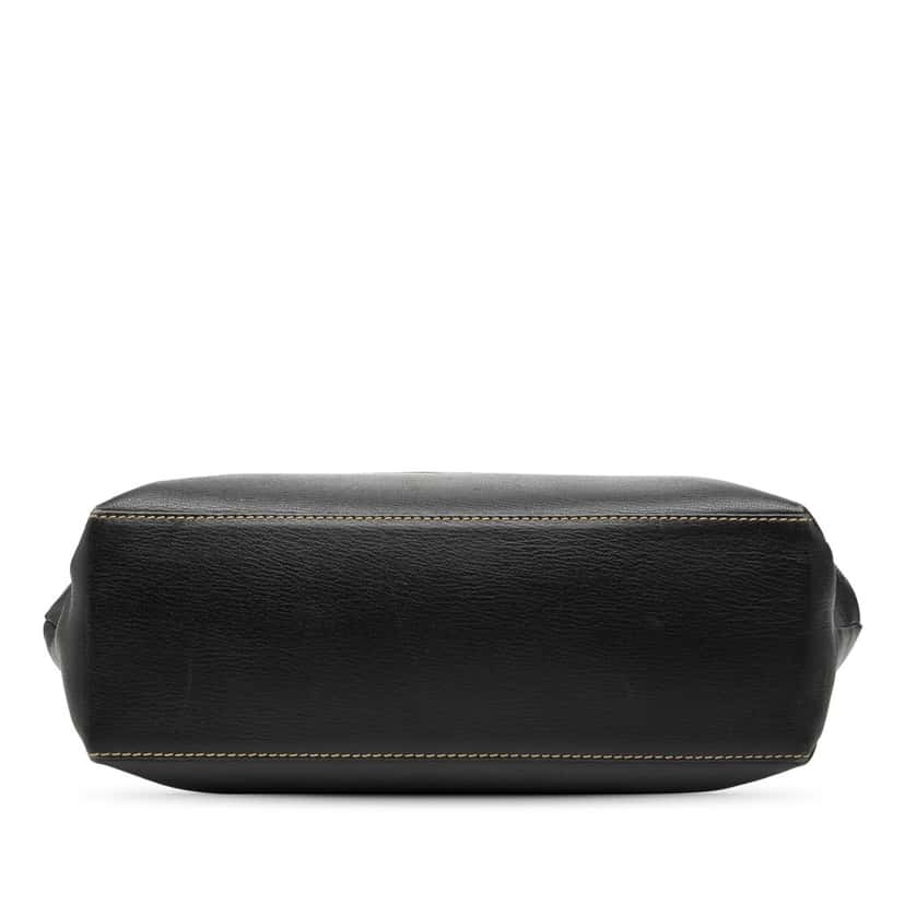 Loewe Leather Velazquez Twist Satchel Black Leather Very good condition - Inside View