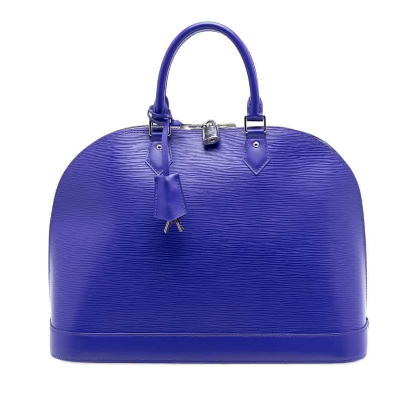 Louis Vuitton Epi Alma GM Purple Leather Very good condition - Front View
