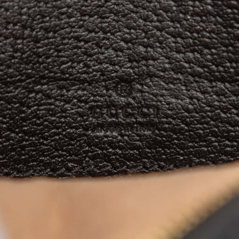 Gucci Mini Leather Round Ophidia Backpack Black Leather Very good condition - Box View