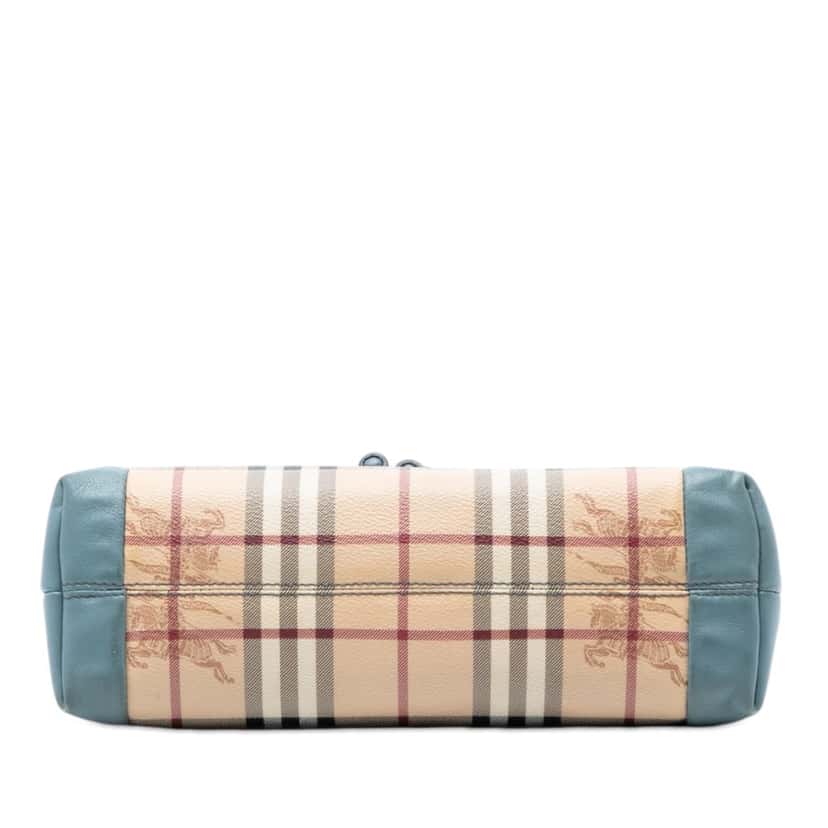 Burberry Haymarket Check Coated Canvas Leah Crossbody Beige Very good condition - Inside View