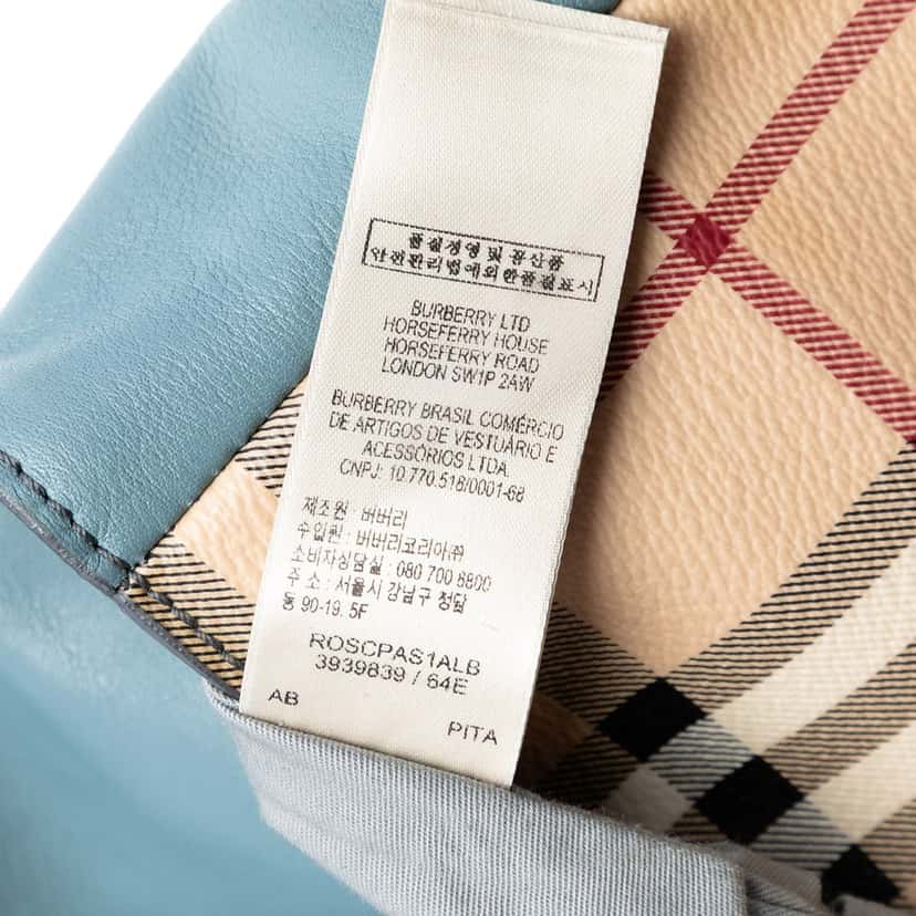 Burberry Haymarket Check Coated Canvas Leah Crossbody Beige Very good condition - Box View