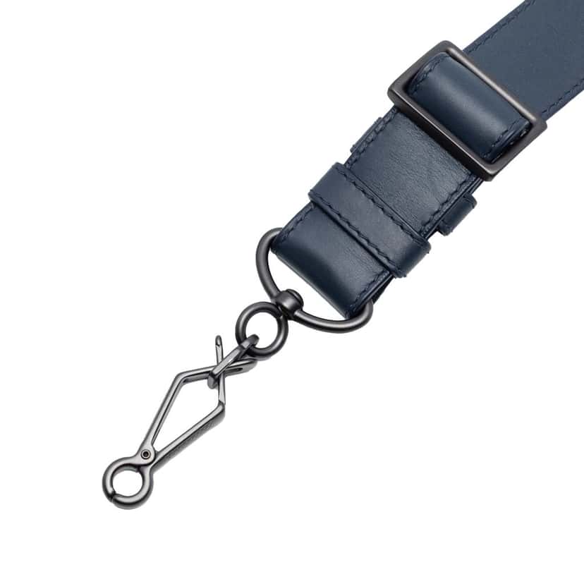 Bottega Veneta Leather Bag Strap Blue Leather Very good condition - Inside View