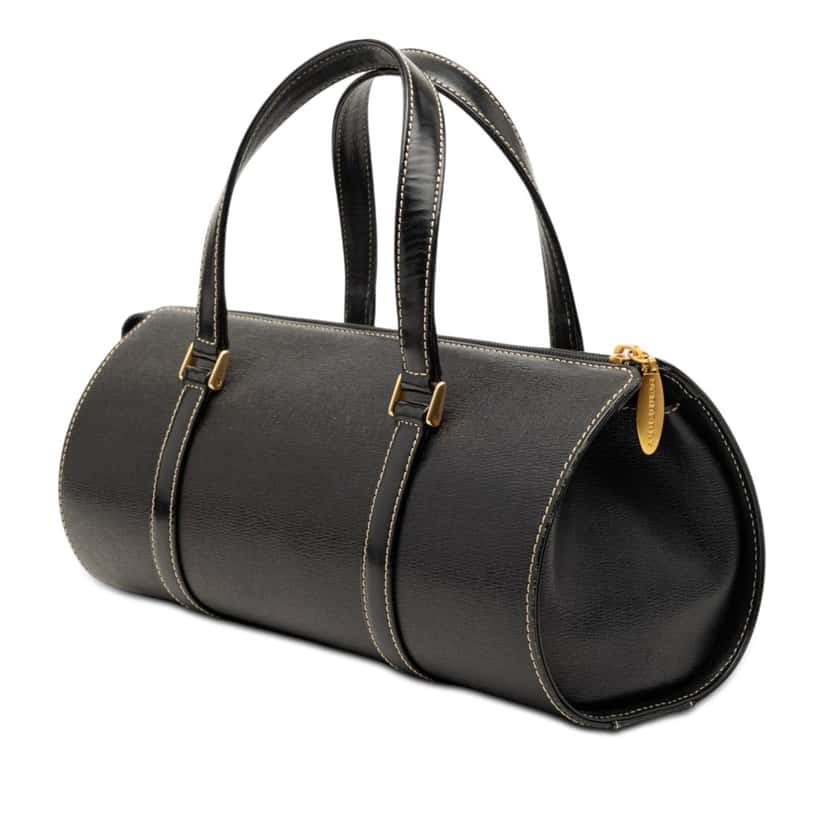 Burberry Leather Handbag Black Leather Very good condition - Back View