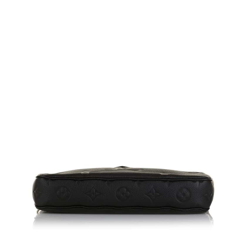 Louis Vuitton Monogram Empriente Bicolor Pochette Felicie Black Leather Very good condition - Model View