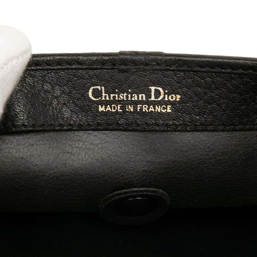 Dior Leather Chain Crossbody Black Leather Very good condition - Box View