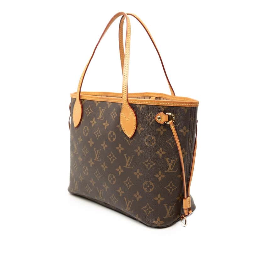 Louis Vuitton Monogram Neverfull PM Brown Very good condition - Back View