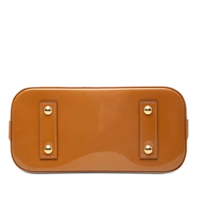 Louis Vuitton Monogram Vernis Alma BB Brown Leather Very good condition - Inside View