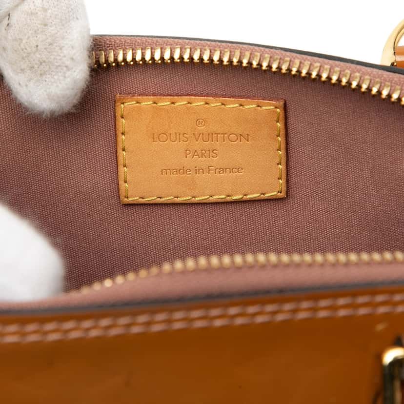 Louis Vuitton Monogram Vernis Alma BB Brown Leather Very good condition - Box View