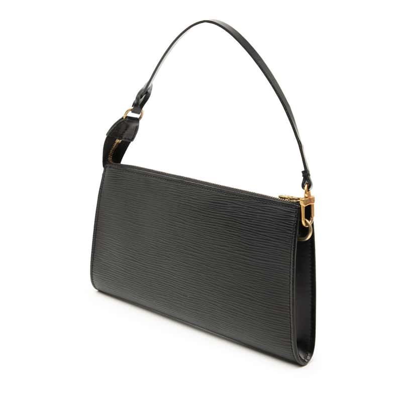 Louis Vuitton Epi Pochette Accessoires Black Leather Very good condition - Back View