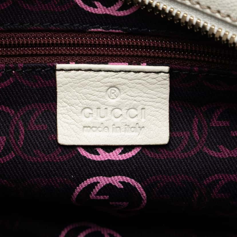 Gucci Leather Princy Shoulder Bag White Leather Very good condition - Box View