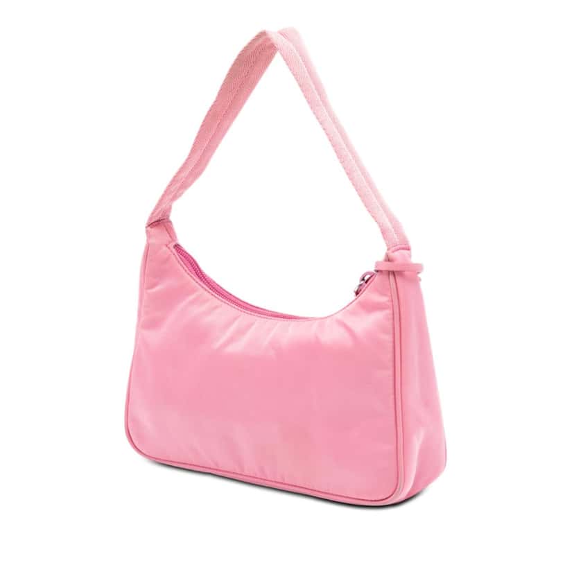 Prada Mini Tessuto Re Edition 2000 Shoulder Bag Pink Very good condition - Back View