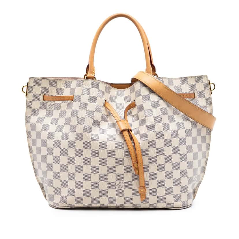Louis Vuitton Damier Azur Girolata White Very good condition - Front View