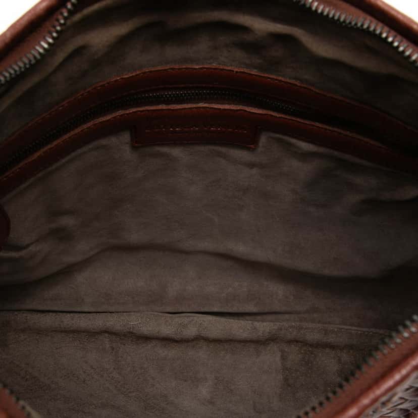 Bottega Veneta Small Nappa Intrecciato Tornabuoni Hobo Brown Leather Very good condition - Model View