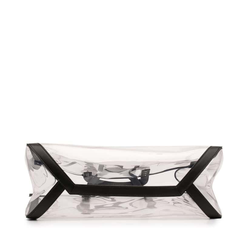 Valentino PVC VLTN Tote Black Plastic Very good condition - Inside View