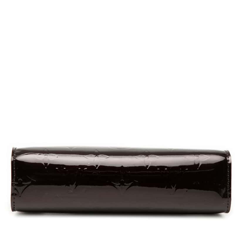 Louis Vuitton Monogram Vernis Trousse Cosmetic Pouch Purple Leather Very good condition - Inside View