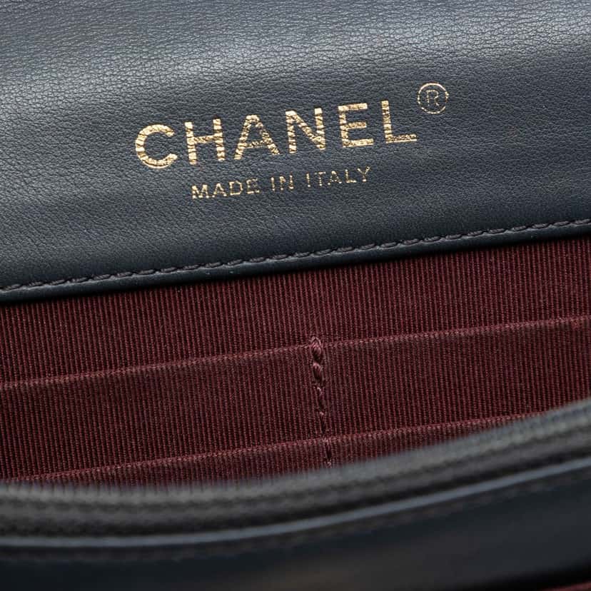 Chanel Quilted Patent Golden Class Wallet on Chain Black Leather Very good condition - Box View