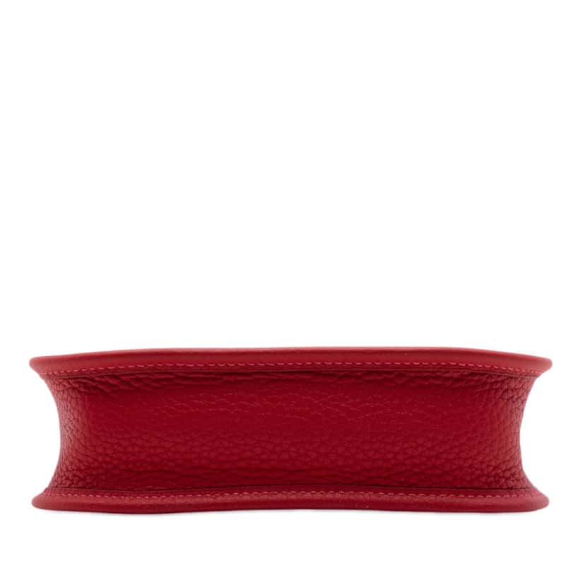 Hermès Clemence Evelyne I TPM Red Leather Very good condition - Inside View