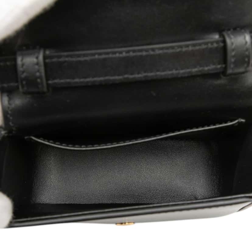 Celine Mini Calfskin Claude Crossbody Black Leather Very good condition - Model View