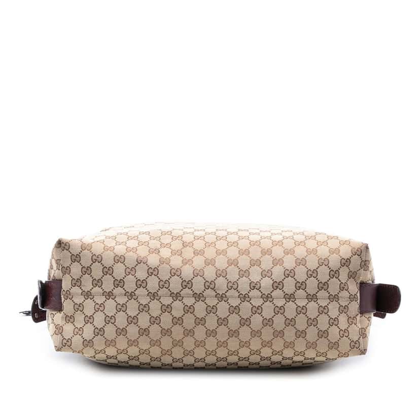 Gucci Large GG Canvas Bamboo Bar Tote Beige Very good condition - Inside View
