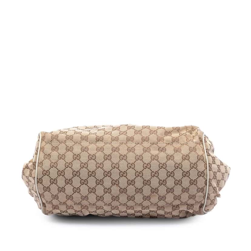 Gucci GG Canvas Sukey Satchel Beige Very good condition - Inside View