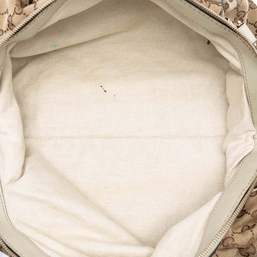 Gucci GG Canvas Sukey Satchel Beige Very good condition - Model View